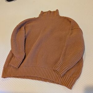 Aerie Warm Tan Turtleneck Sweater